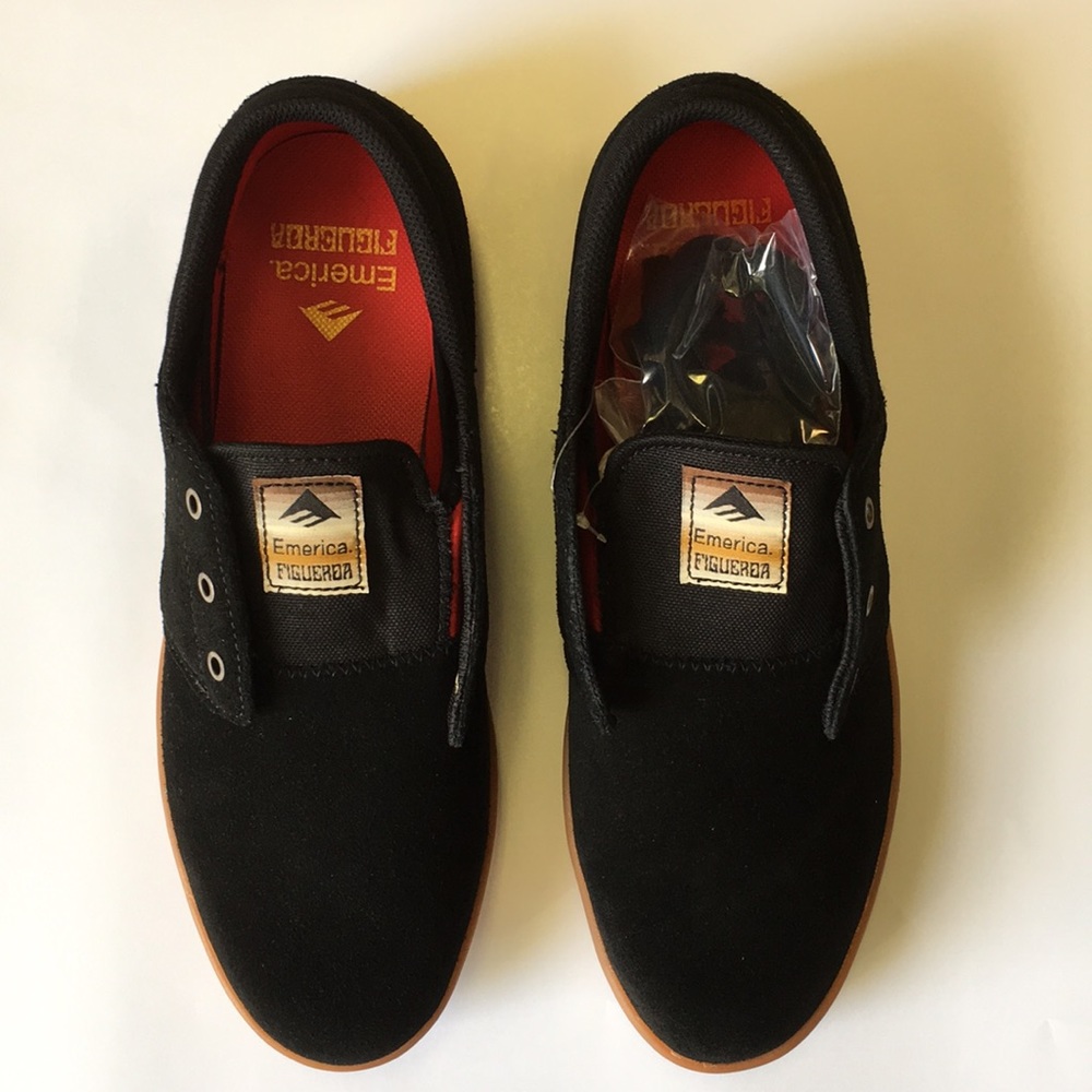 Emerica  Figueroa suede black gum Skateshoes